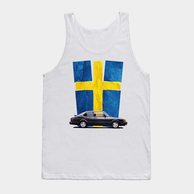 Saab 900 Turbo Tank Top by mvommen